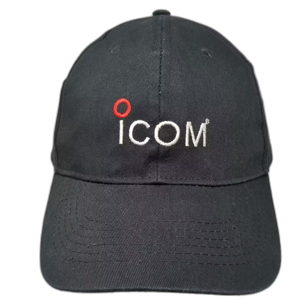 Head To Toe Icom IC-7300 Radio Logo Black Baseball Cap One Size Embroidered Hat